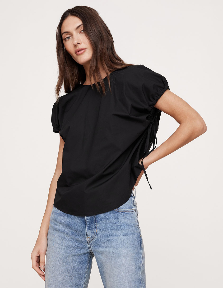 Blusa manga corta para mujer